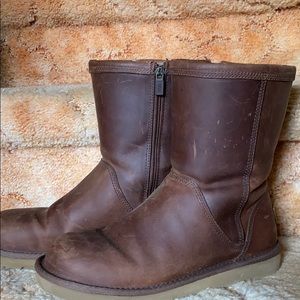 leather ugg boots